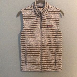 Vineyard Vines blue striped vest